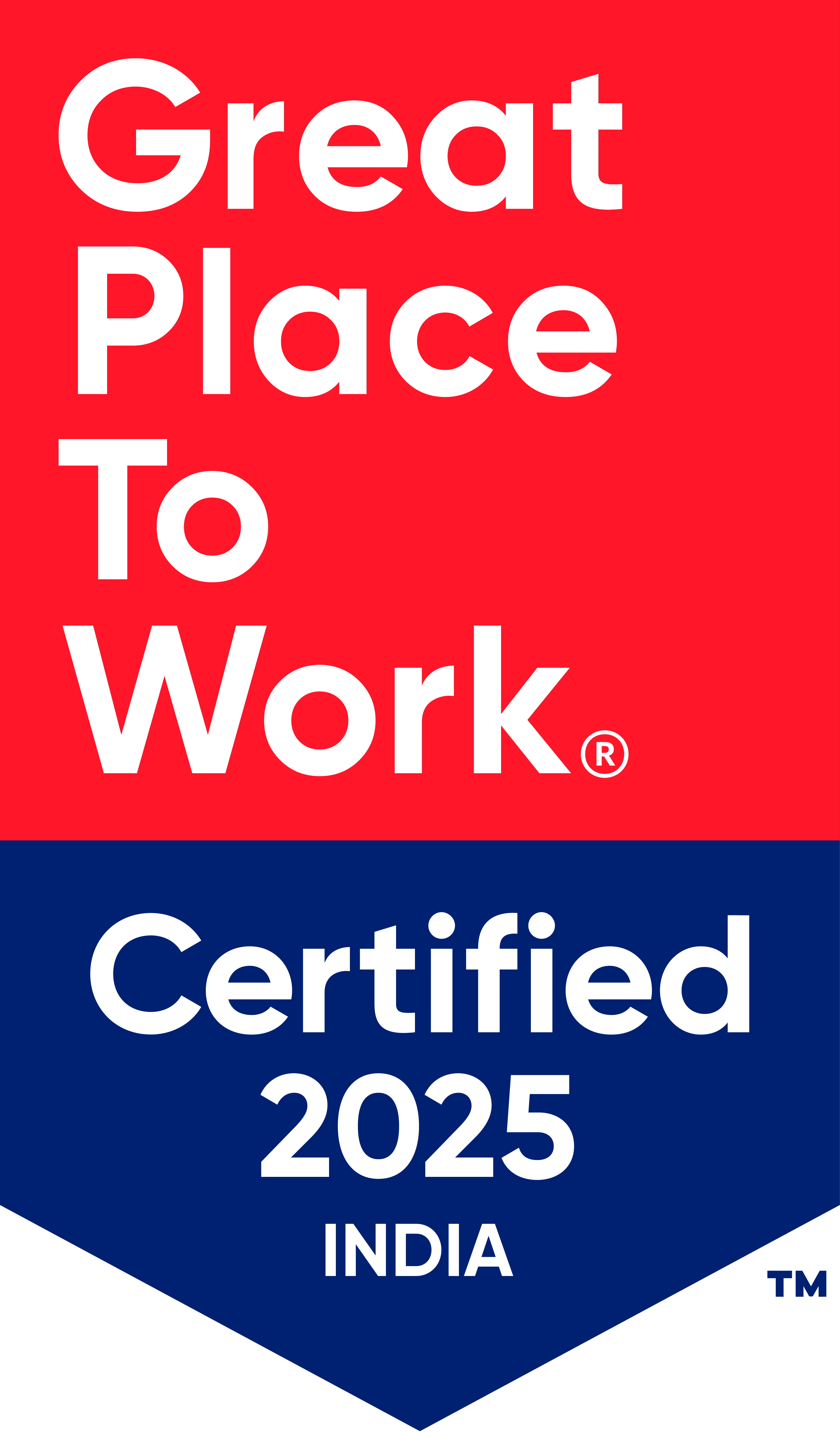 Great Place To Work Certified 2025 India