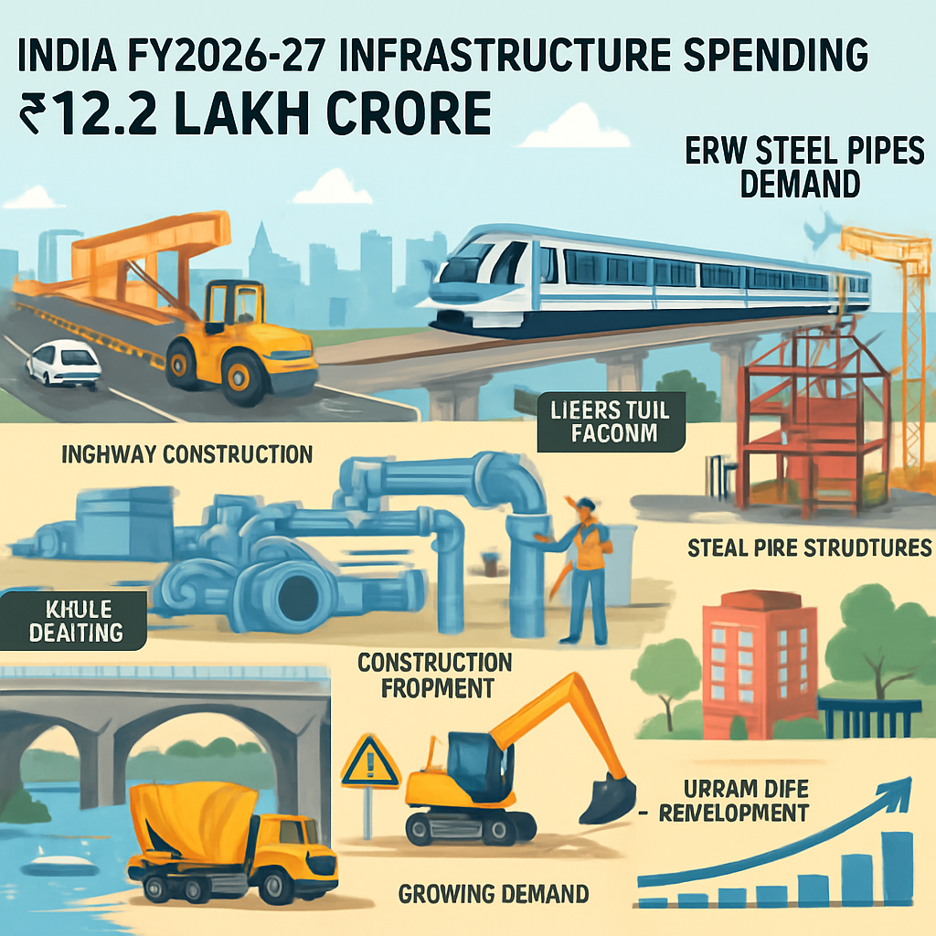 India's 2026 Infrastructure Spending Spurs ERW Pipe Demand