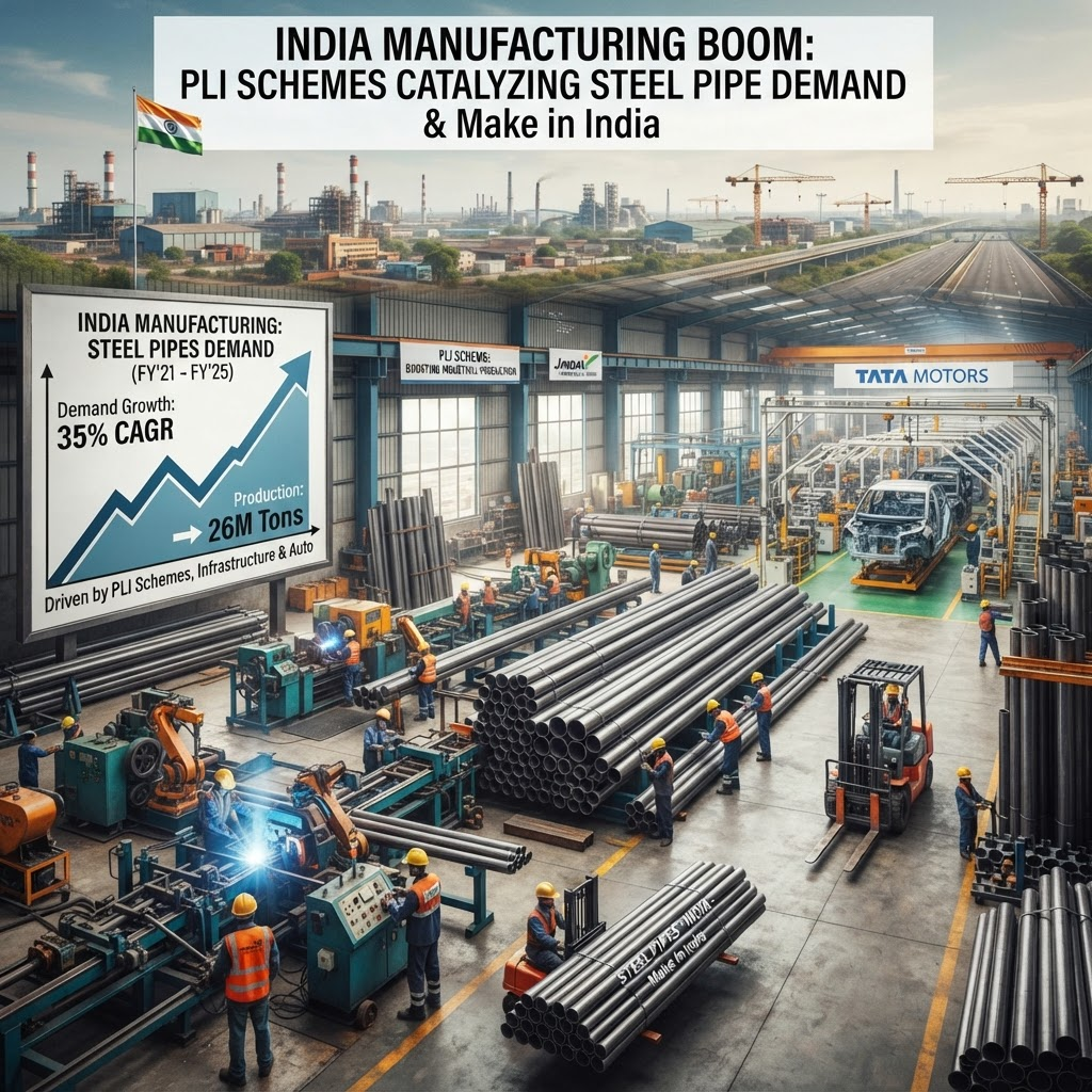How India's Manufacturing Boom is Increasing Demand for High-Quality Steel Pipes