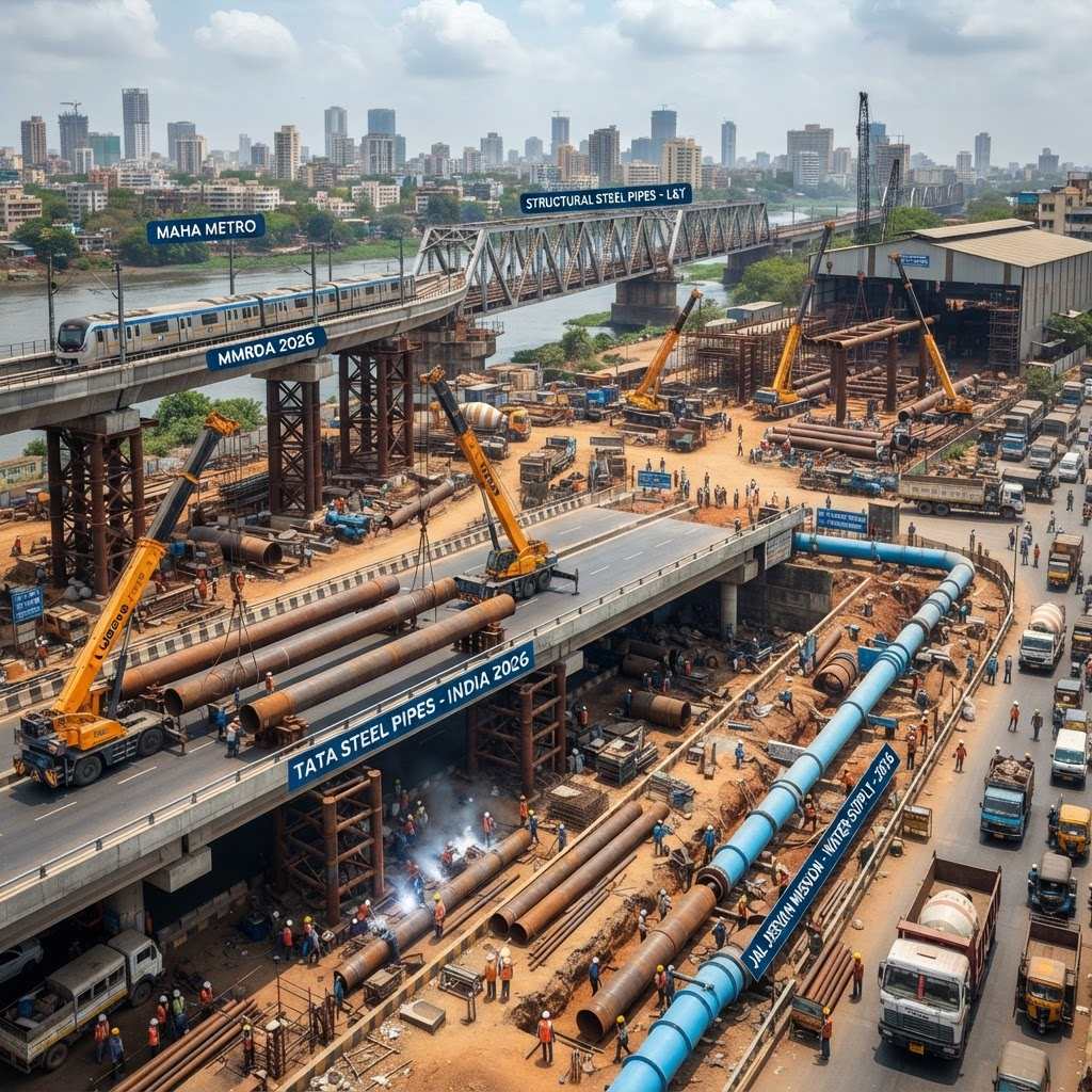Top Steel Pipe Applications in India's Fastest-Growing Infrastructure Projects (2026 Guide)