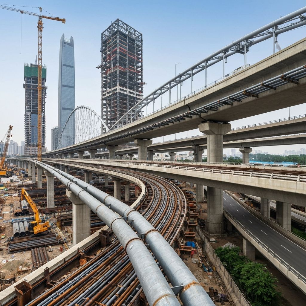 Uses of Steel Pipes in Infrastructure Projects