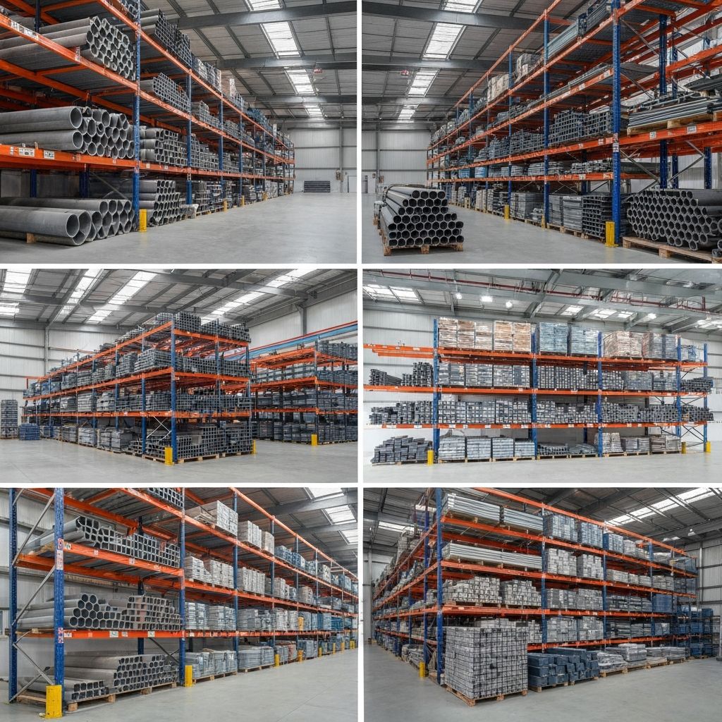 Pipe & Raw Material Stockists in India